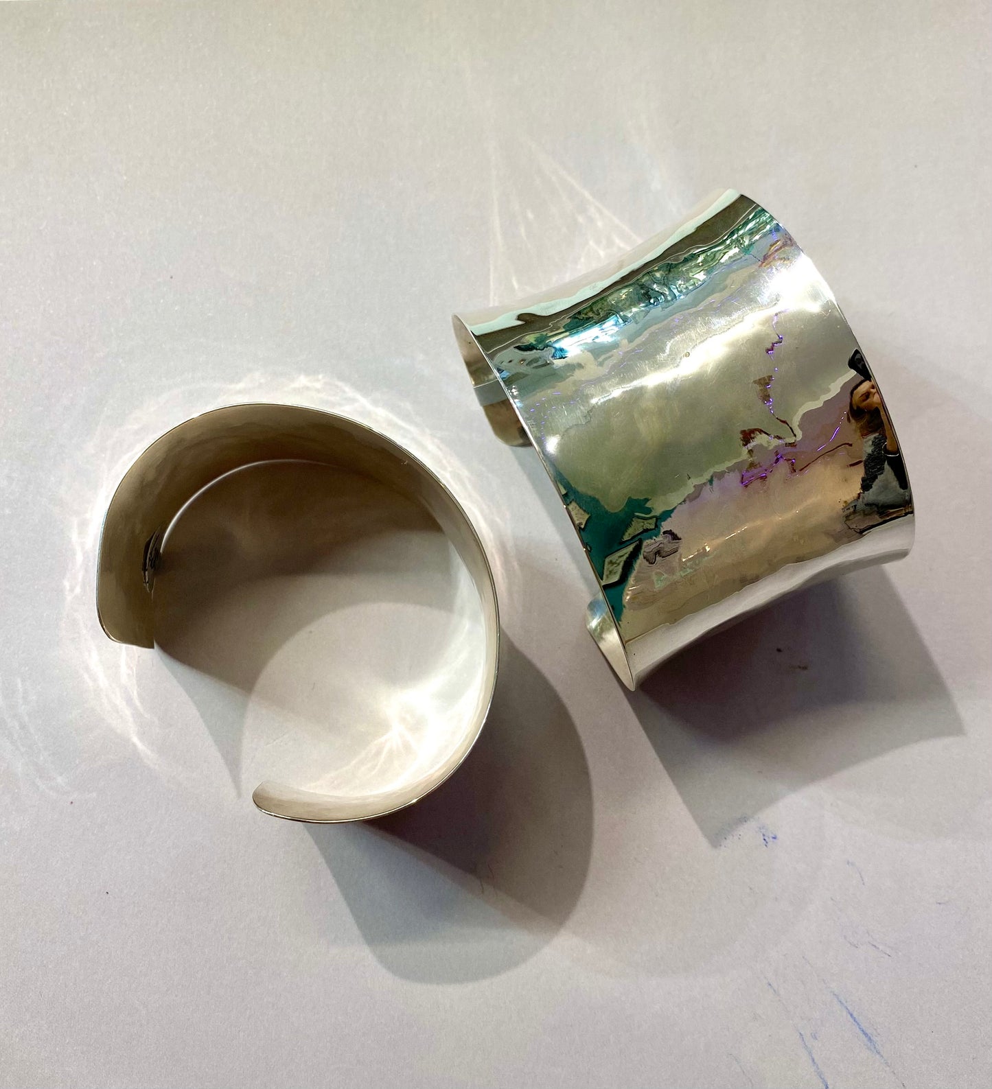 Annwn Silver Cuff Bracelet