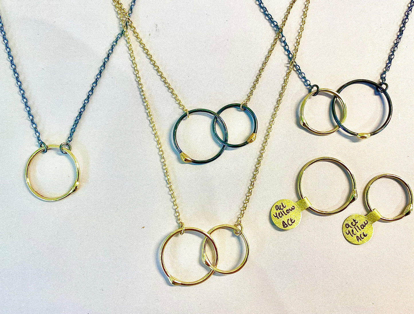 9ct Gold Gwlith Necklace