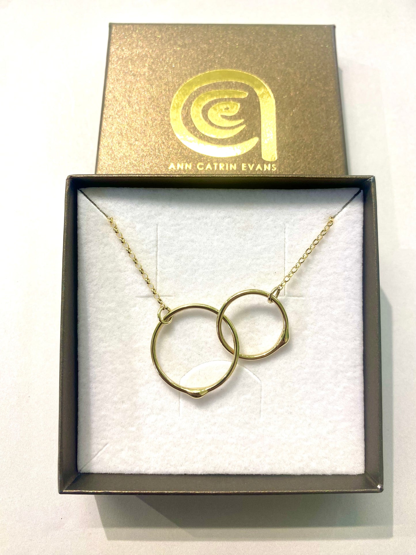 9ct Gold Gwlith Necklace