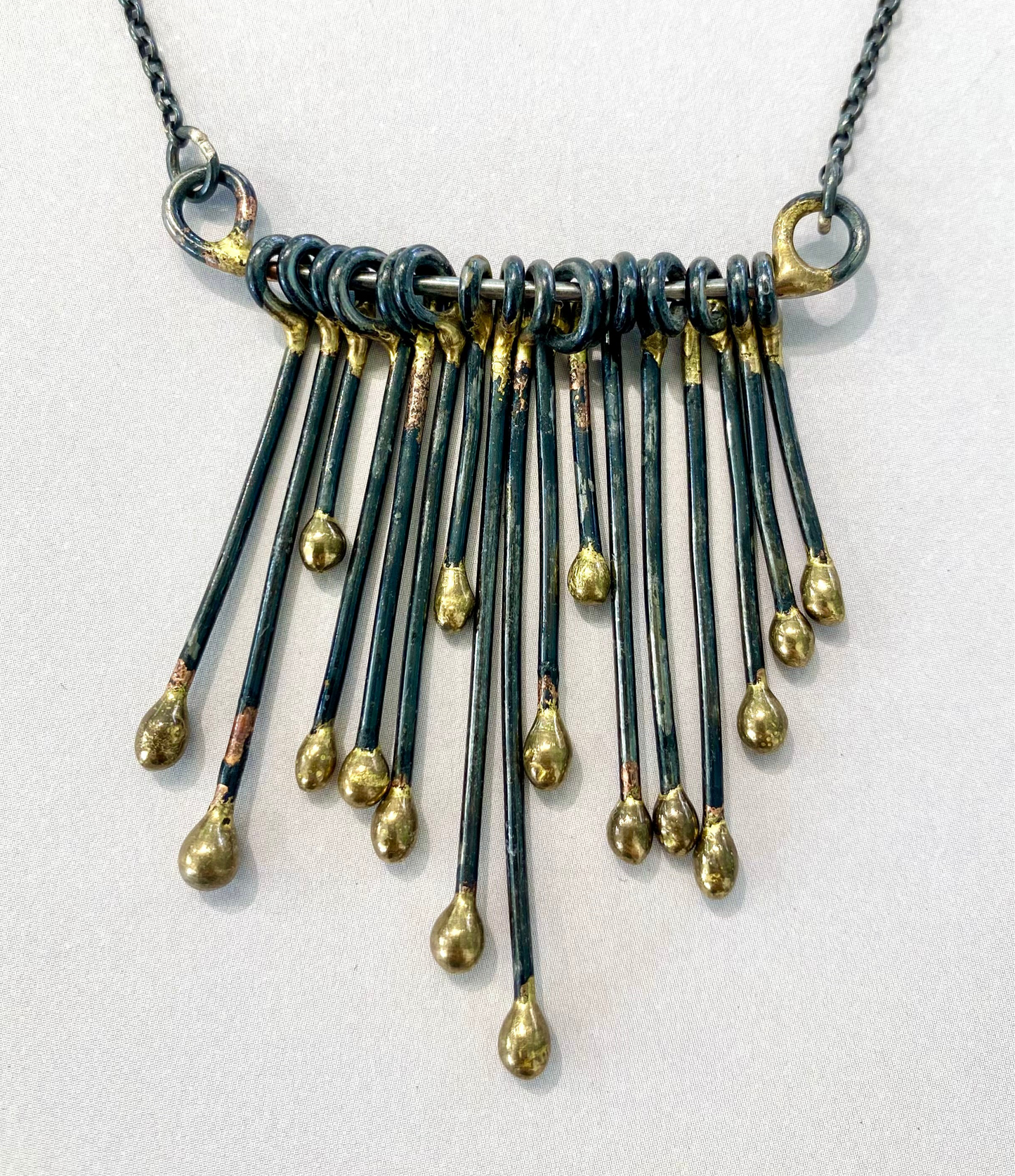 ‘Gwlith’ Statement Droplet Necklace