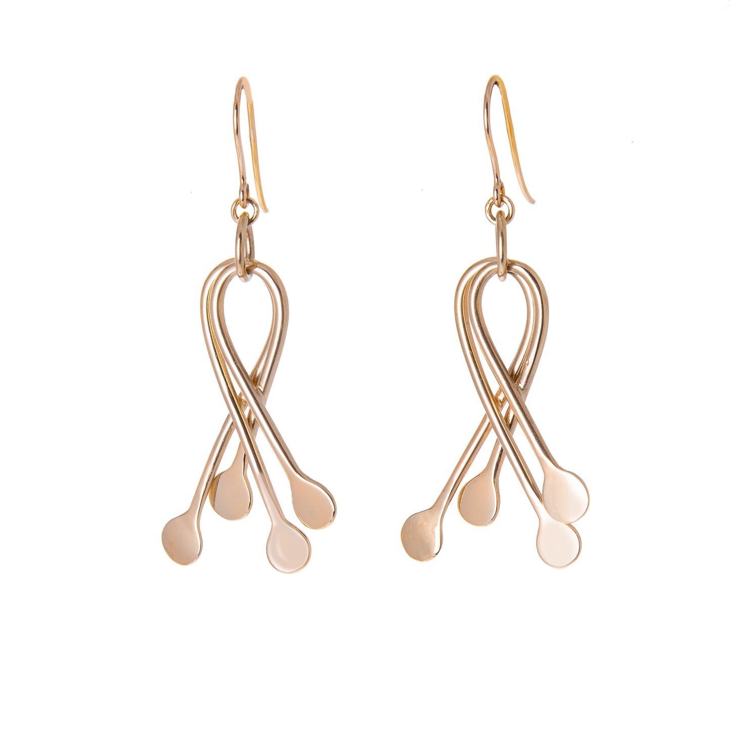 Tidal Double Earrings - Gold