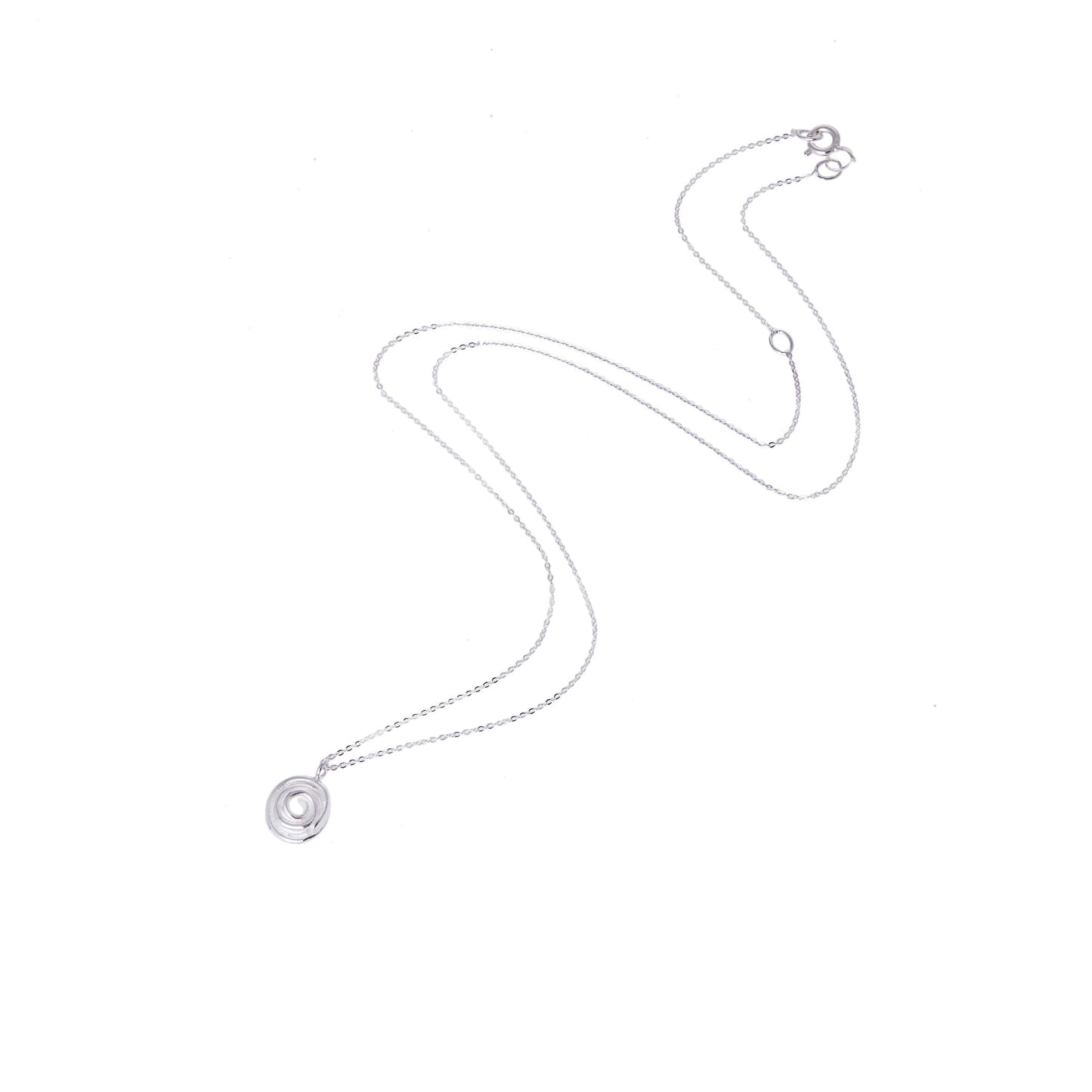 Miniature Silver Wrapped Pendant