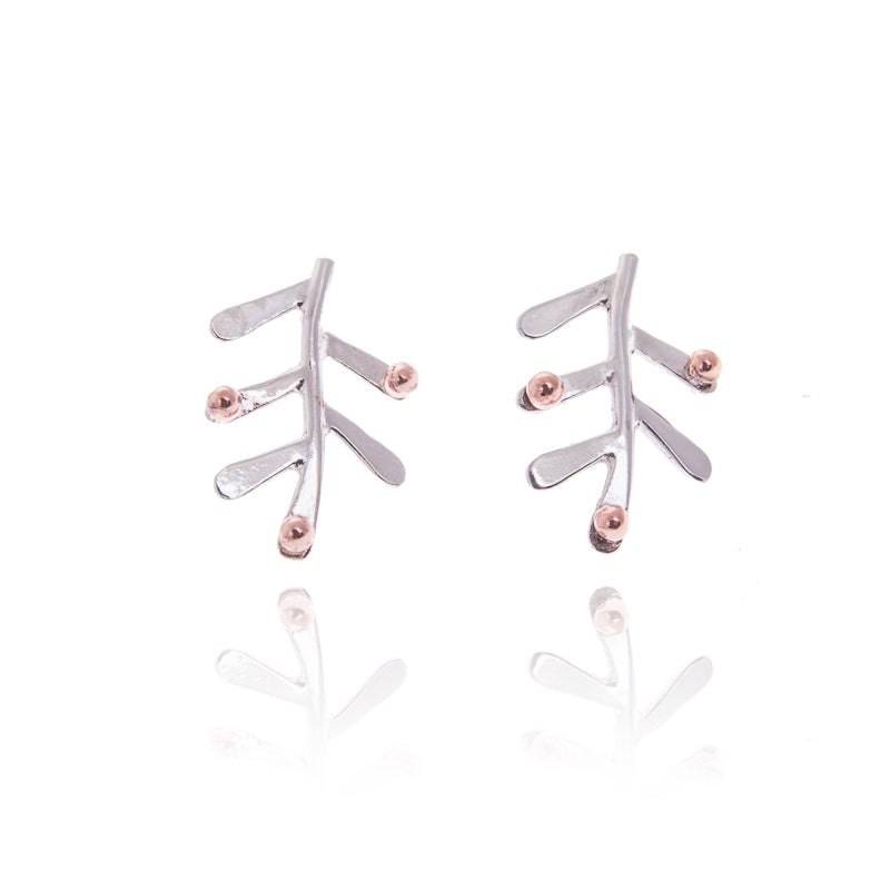 Mini Fern Studs