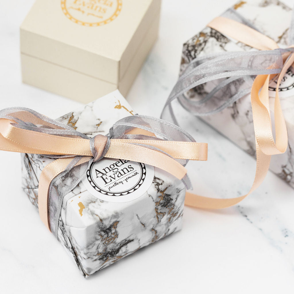 Rose Gold Diamond Dimpled Wedding Ring