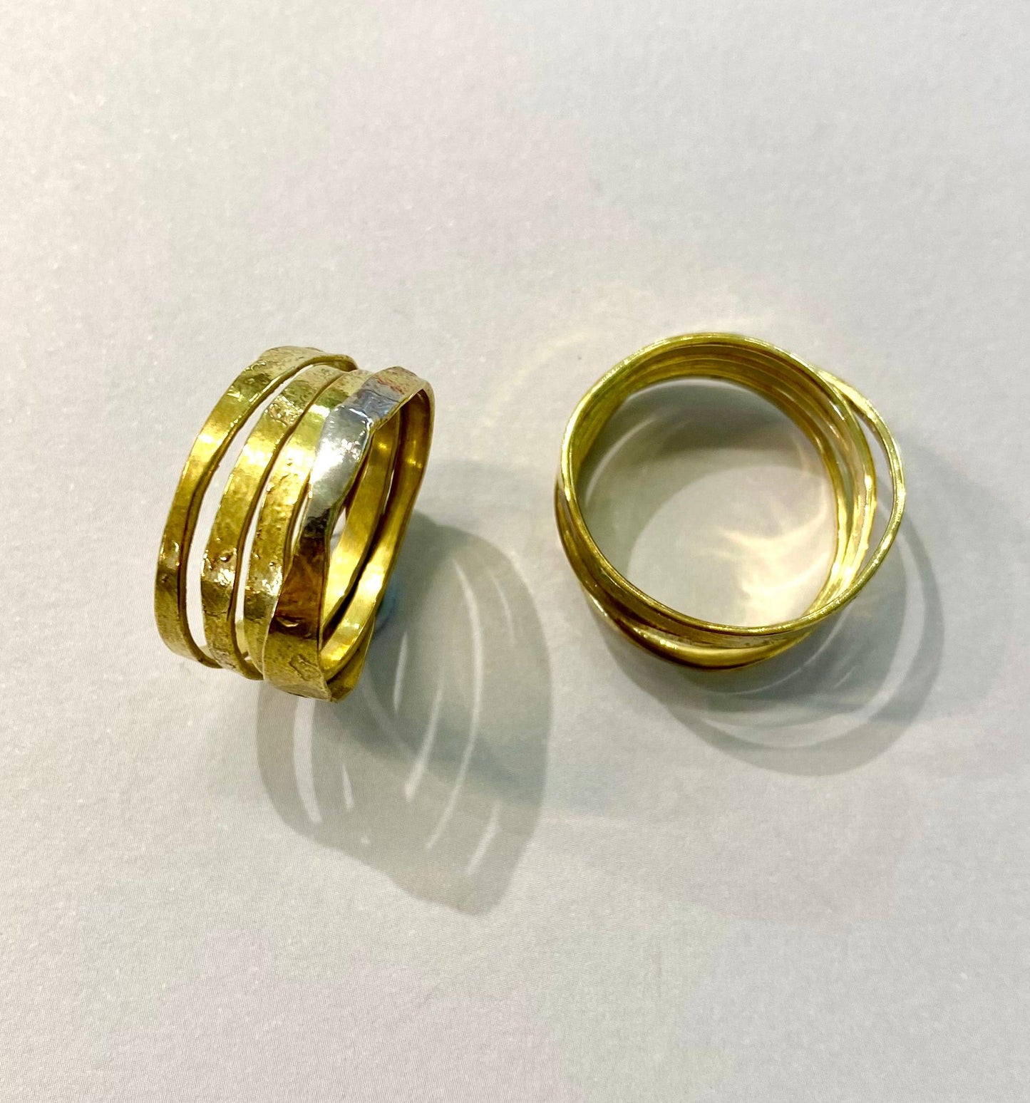 ‘Amrwd' Wrapped Brass Ring
