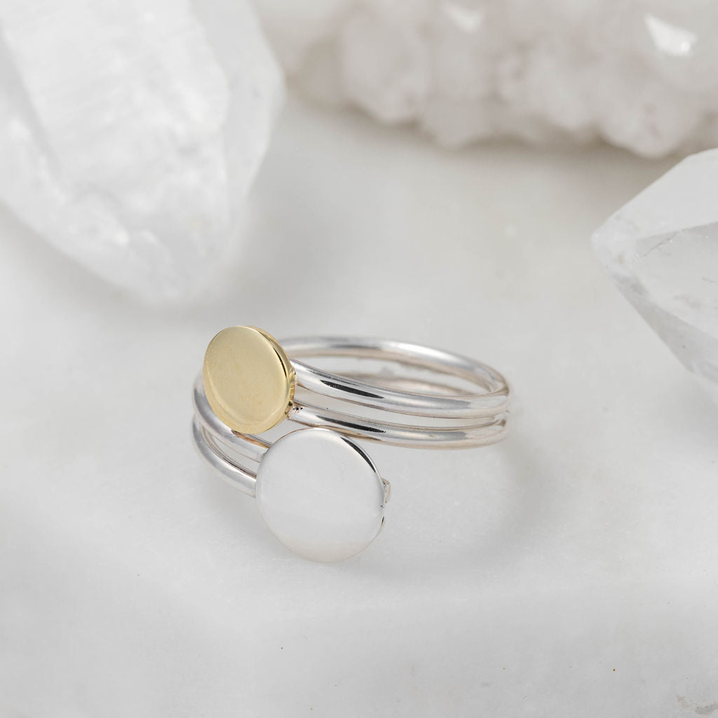 Boudica Gold and Silver Ring