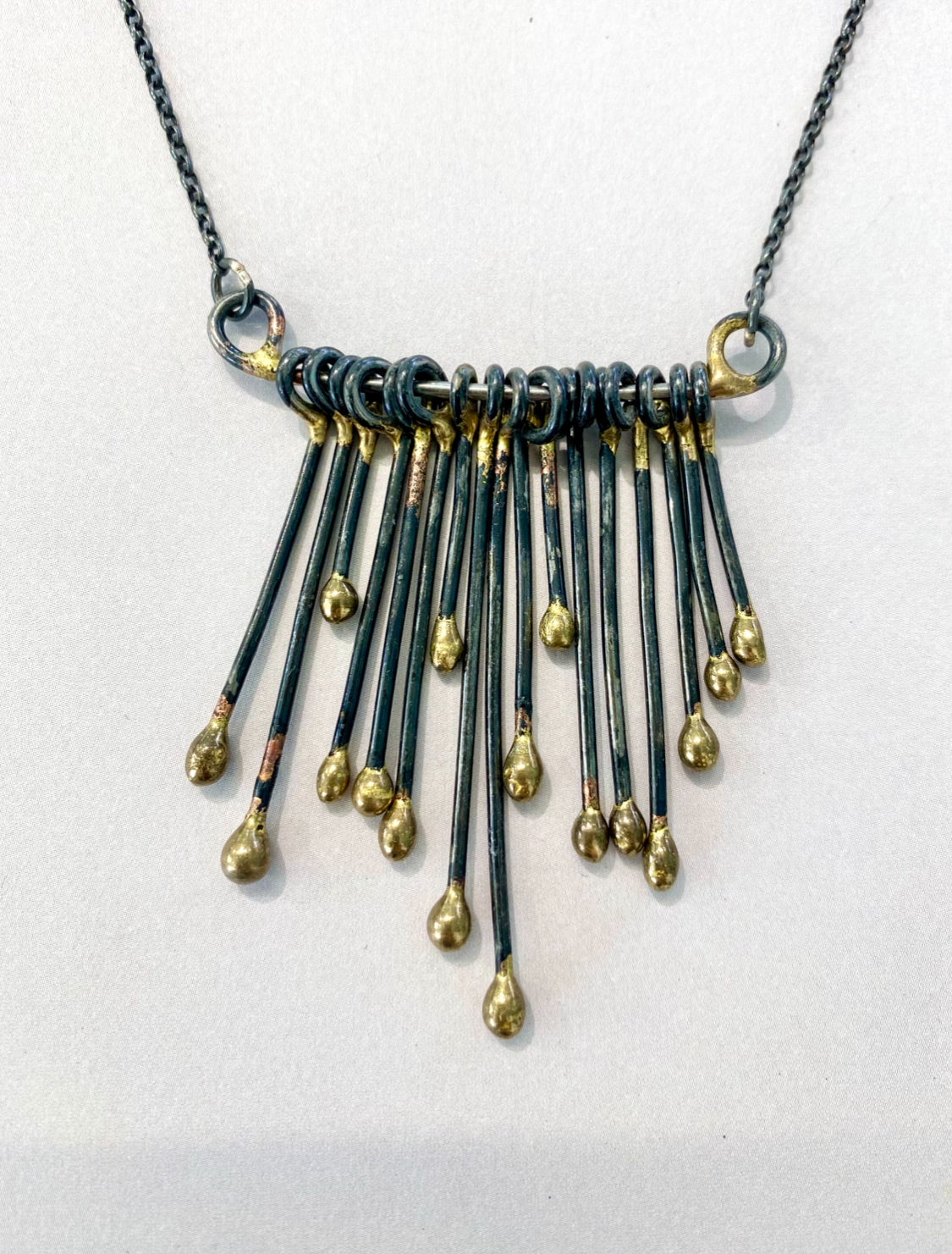 ‘Gwlith’ Statement Droplet Necklace