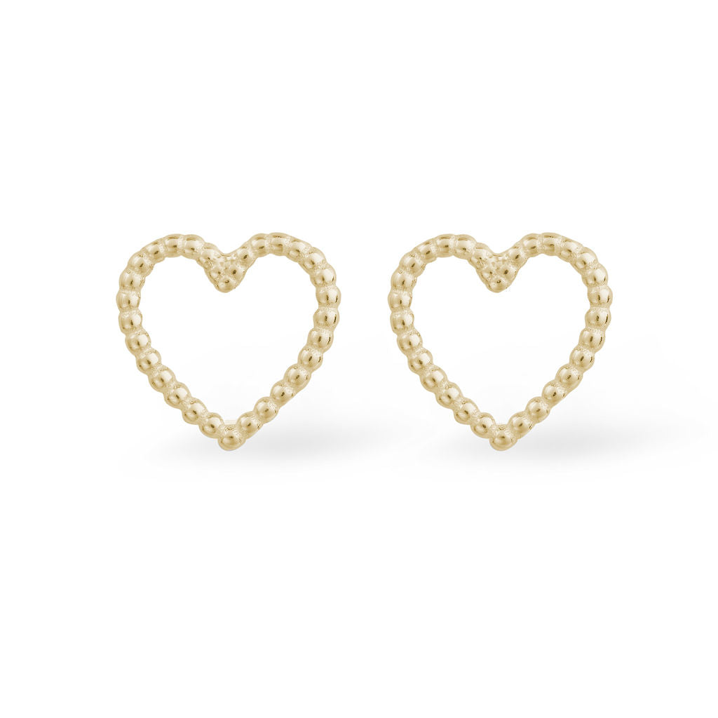 Cariad - Stud Earrings - Gold
