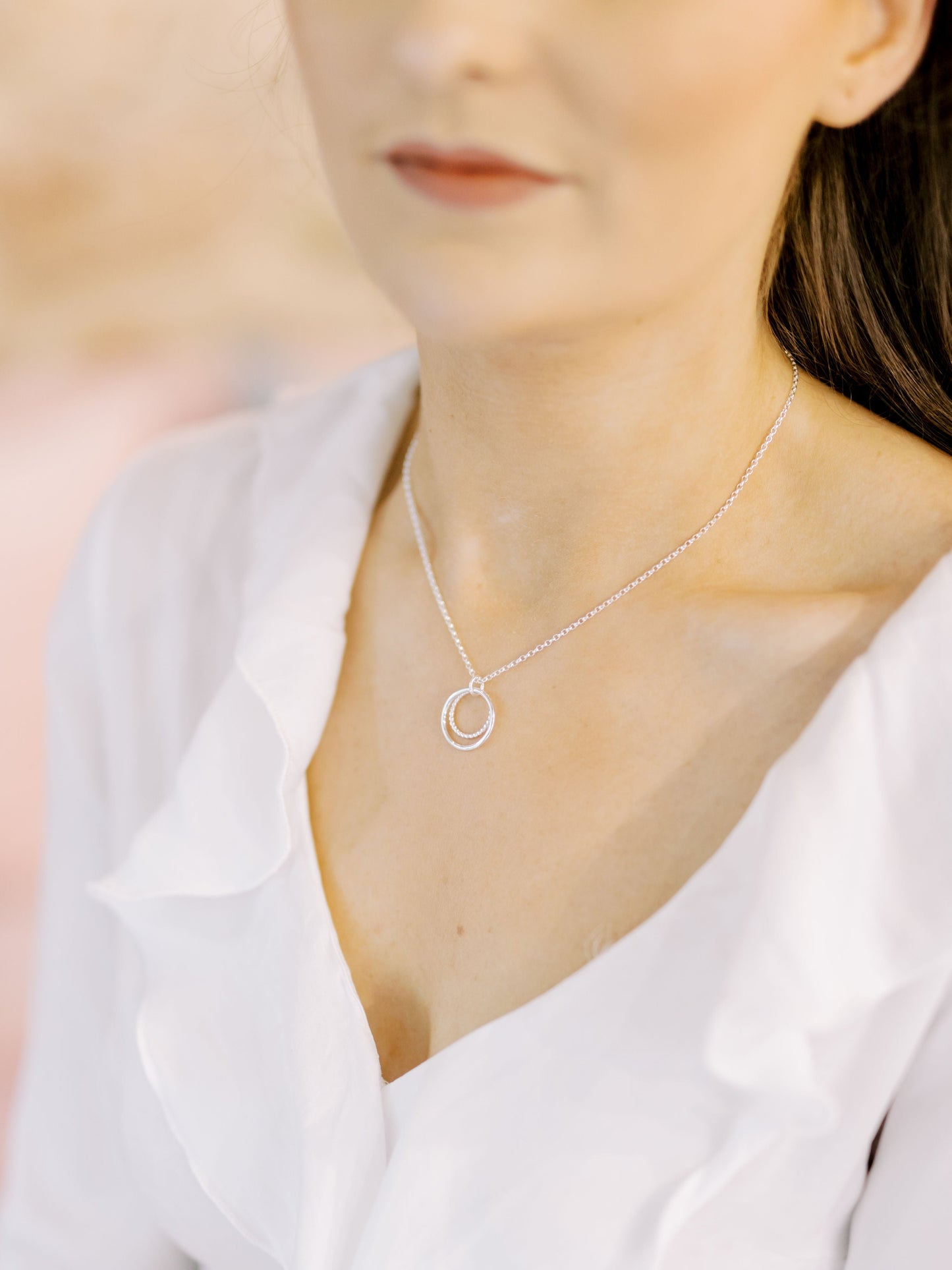 Hoop - Pendant - Silver - Small