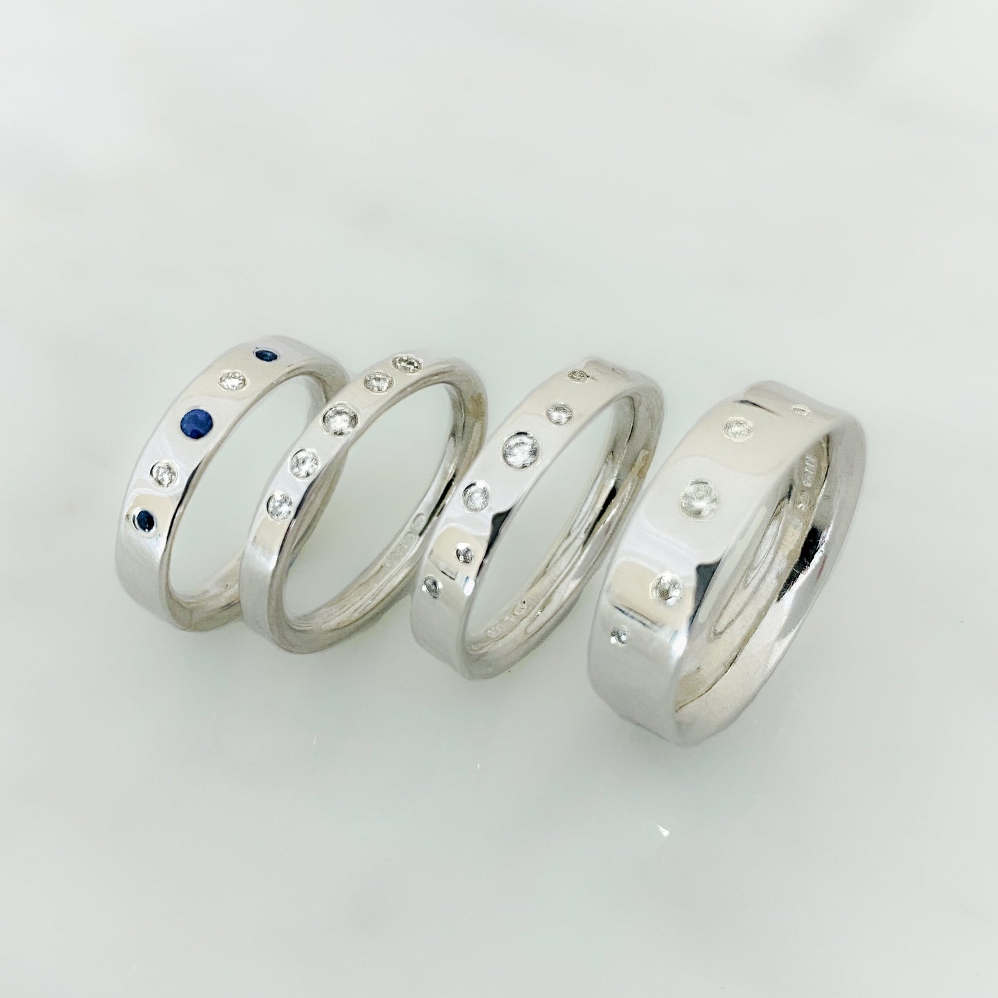 Platinum Serendipity Diamond Scatter Ring