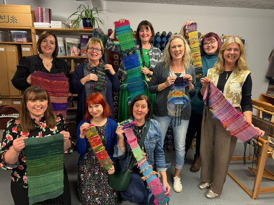 Celebrating with Saori Weaving