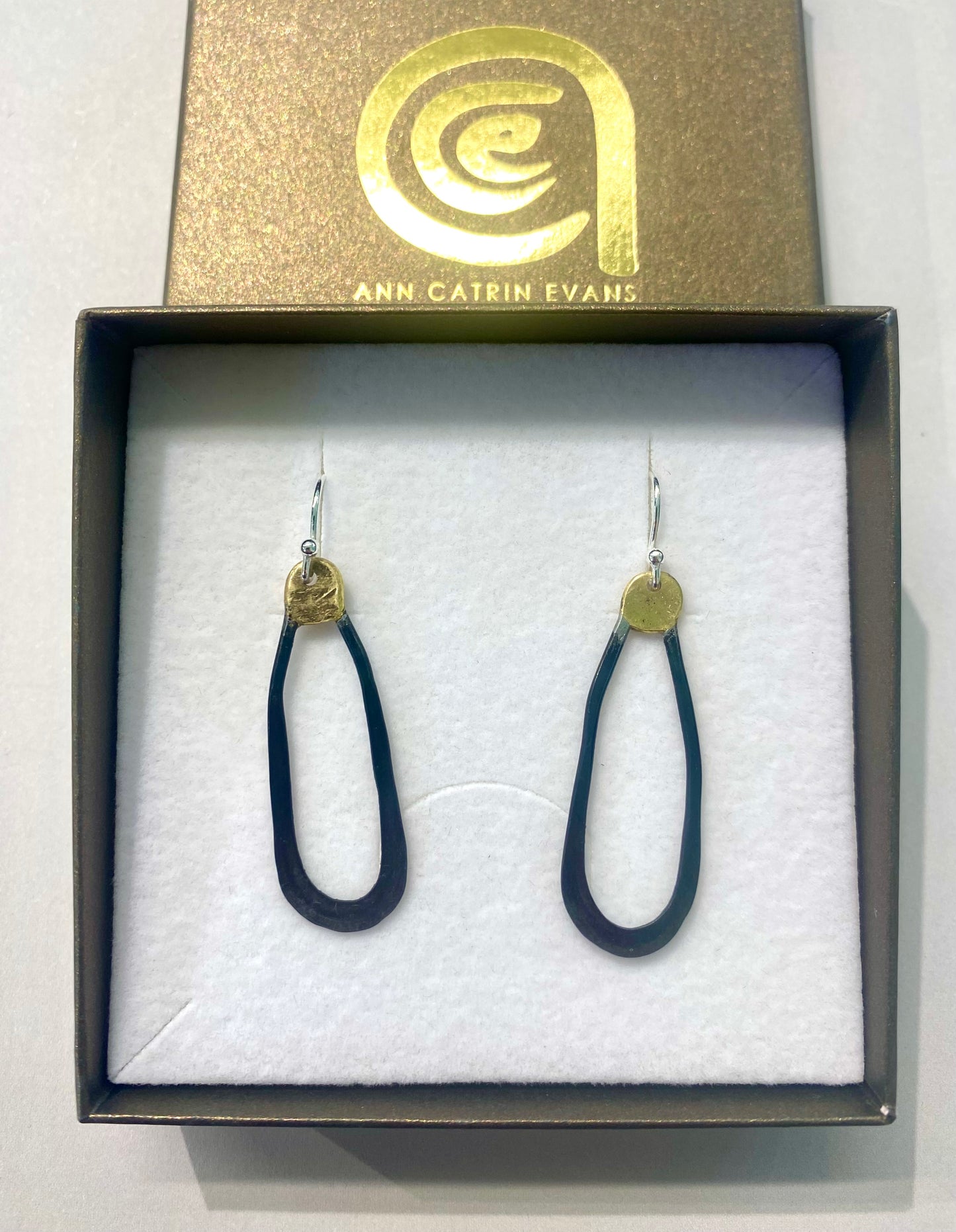 ‘Amrwd' Iron Hammered Earrings