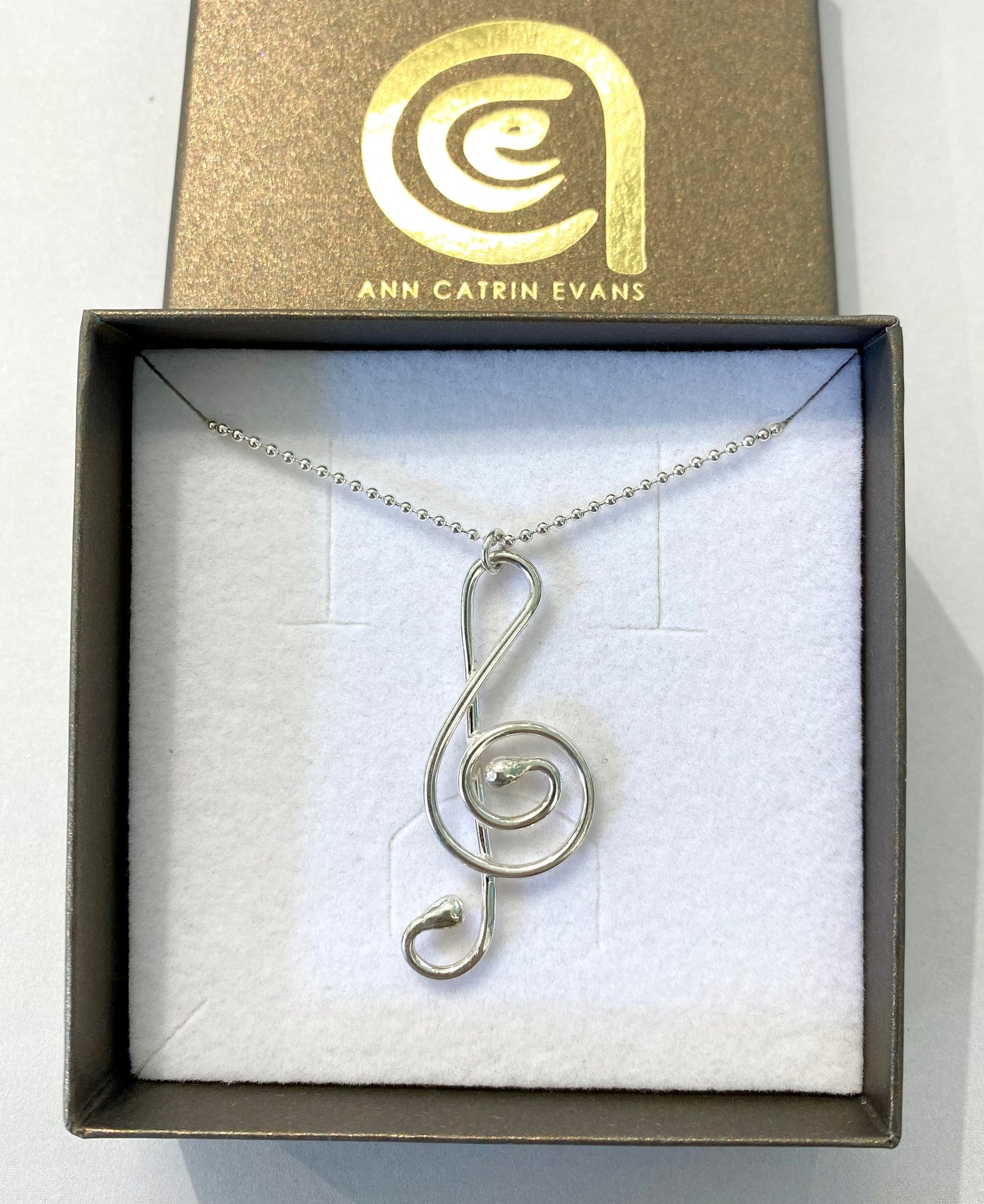 Treble Clef Necklace