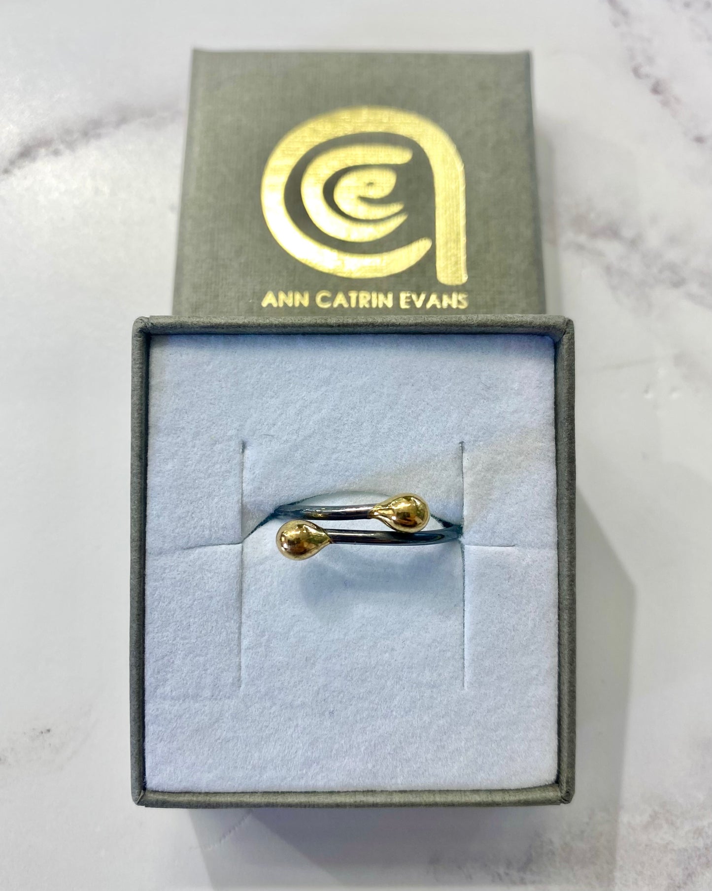 'Gwlith' Iron Torque Ring