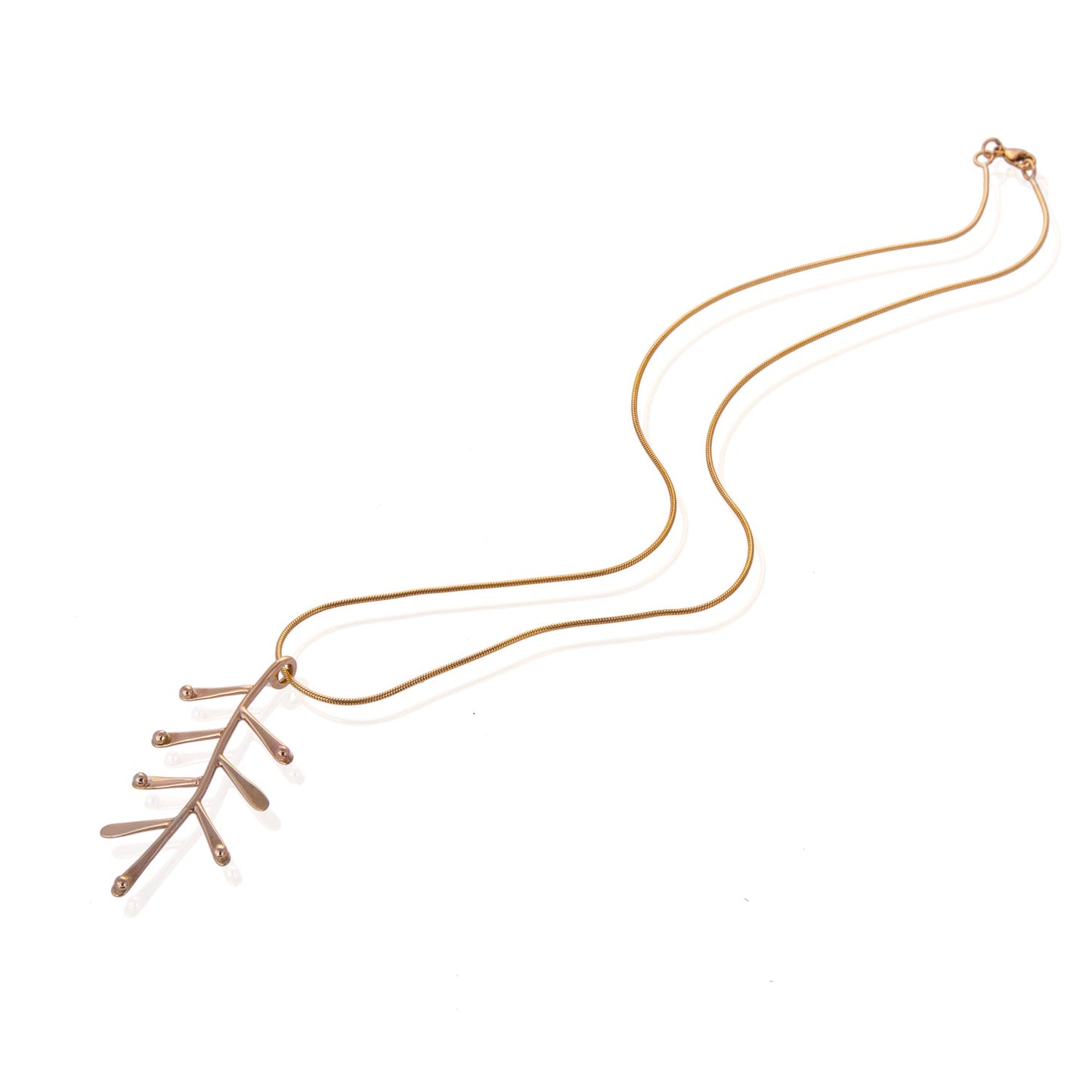Fern Pendant - Gold
