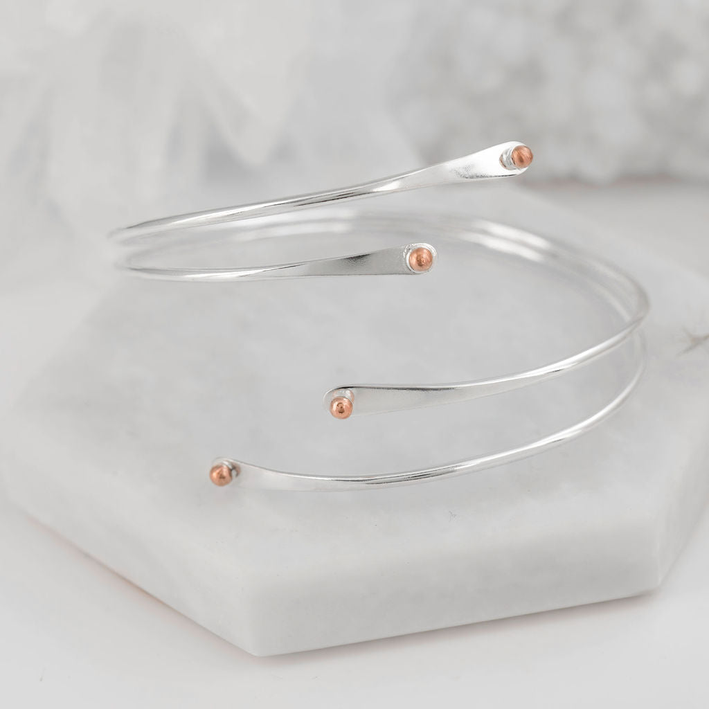 Seed Torque Bangle - Double