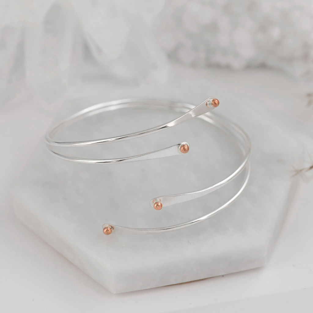 Seed Torque Bangle - Double