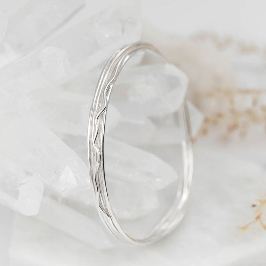Wrapped Bracelet Silver