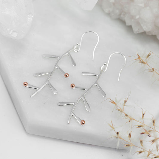 Long Fern Earrings
