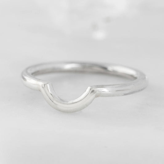 Platinum Nestling Wedding Ring