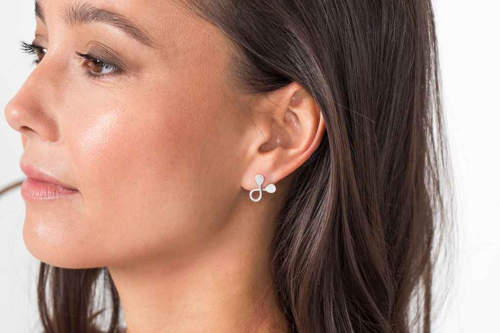 Tidal Studs - Silver