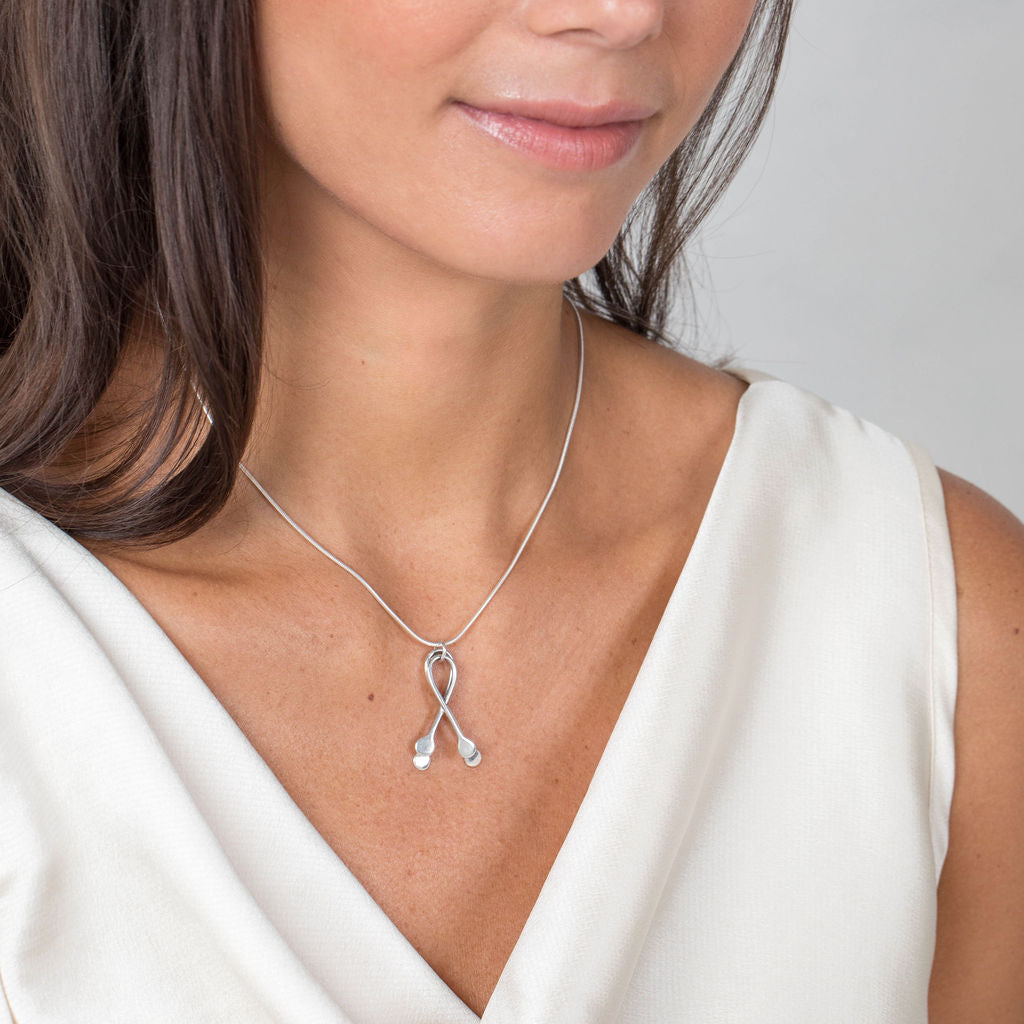 Tidal Pendant - Silver