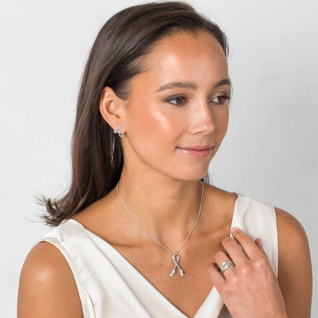 Tidal Studs - Silver