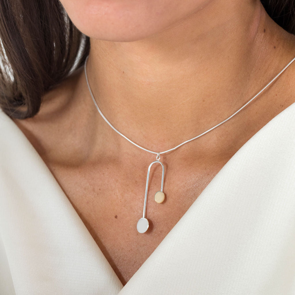 Boudica Gold and Silver Pendant