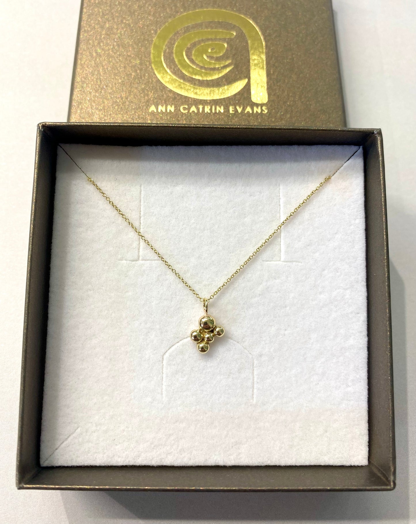 Gold Cluster Necklace