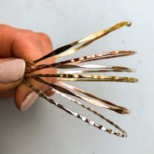 Create a Textured Set of Stacking Bangles with Ann Catrin Evans 7/03/2026