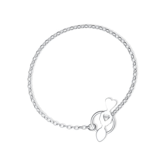 Elin Mair T Bar Love Spoon Bracelet