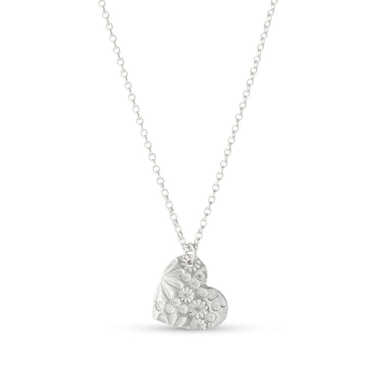 Elin Mair Silver Heart Necklace