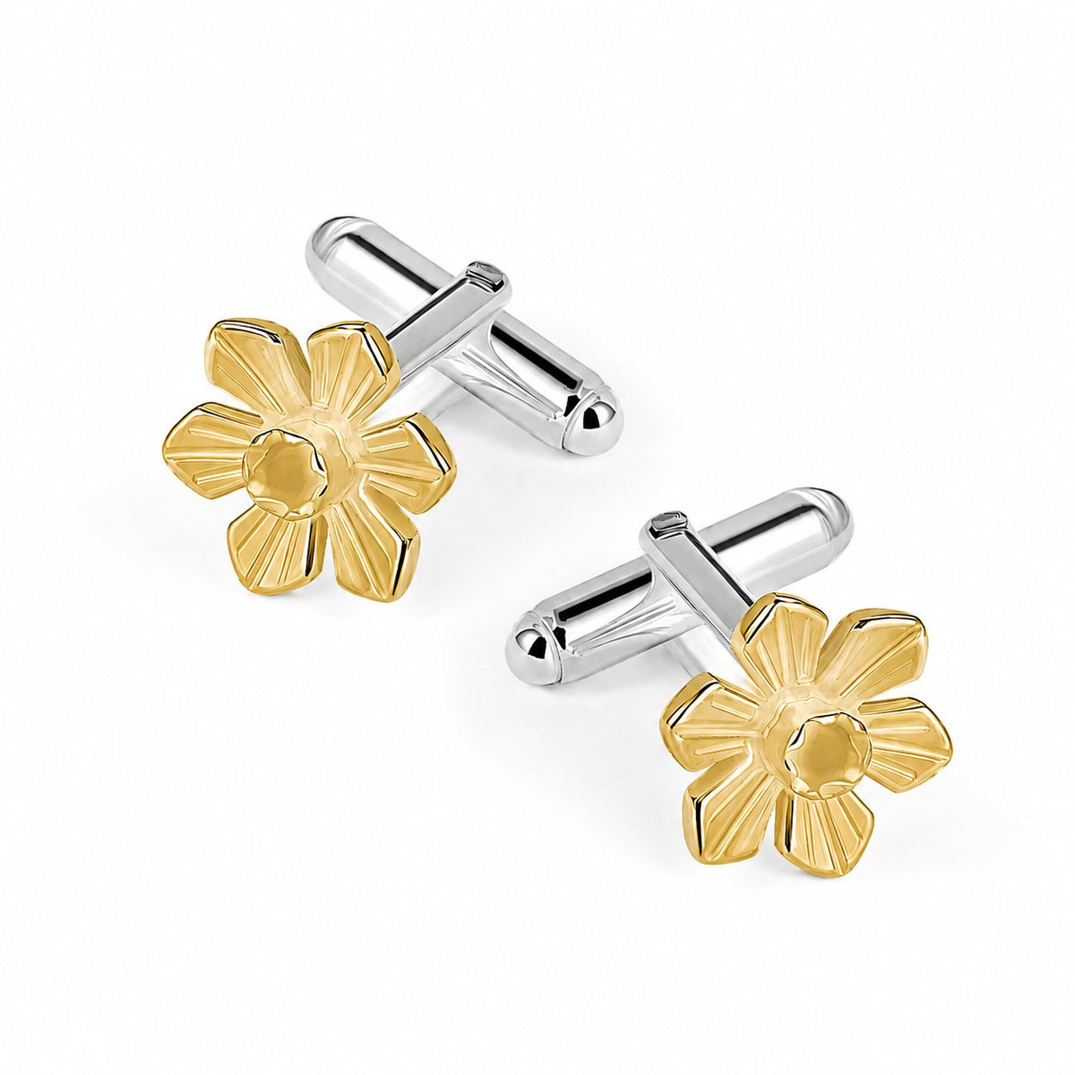 Daffodil - Cufflinks - Mixed Metal