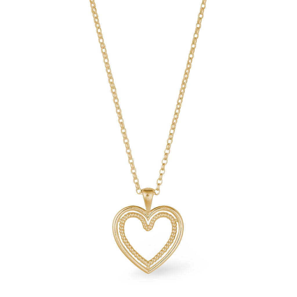 Cariad - Pendant - Gold - Large