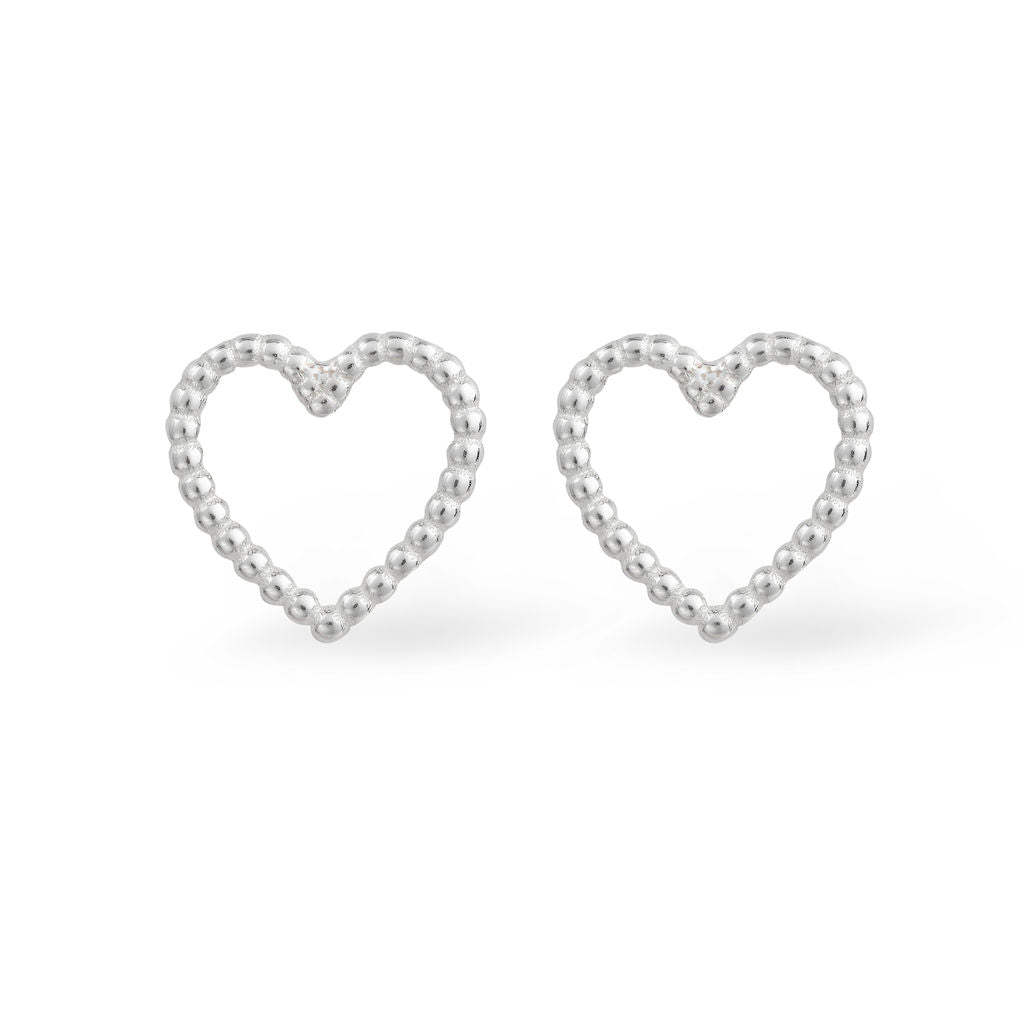 Cariad - Stud Earrings - Silver