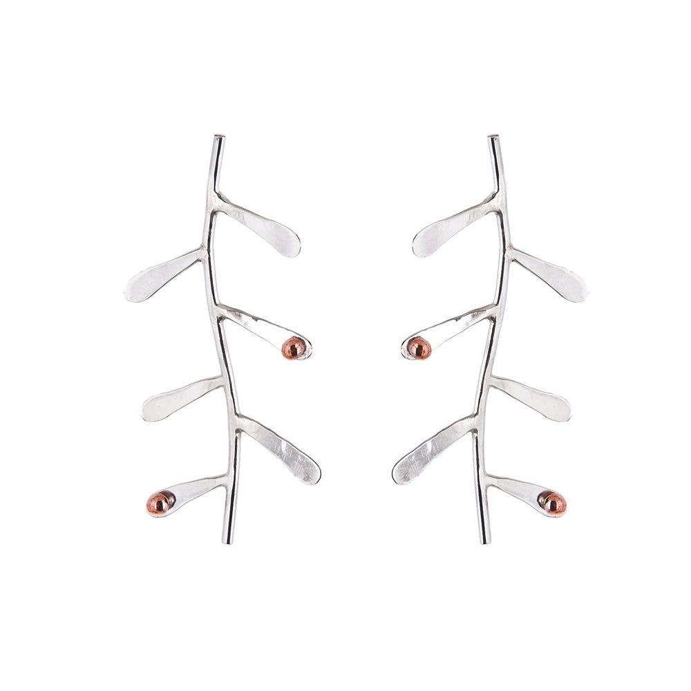 Long Fern Earrings
