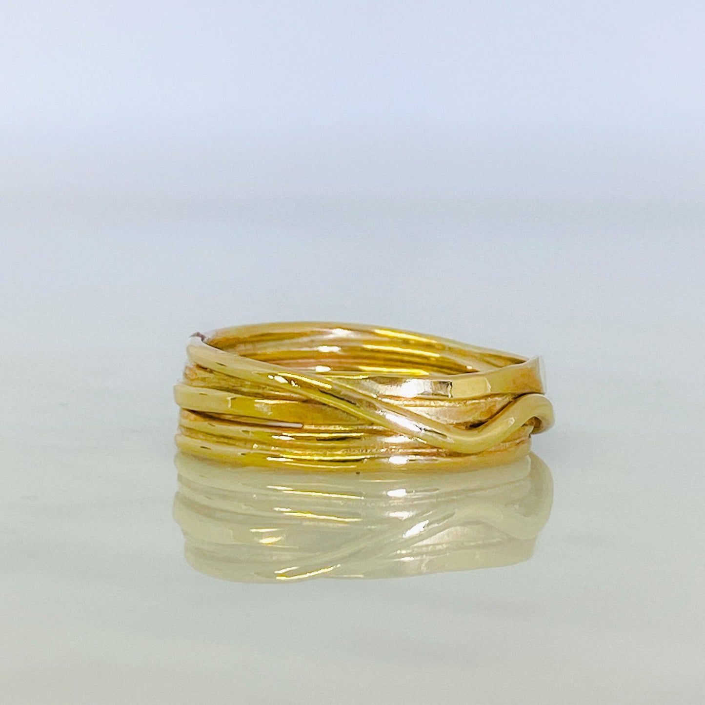 Gold Wrapped Wedding Ring