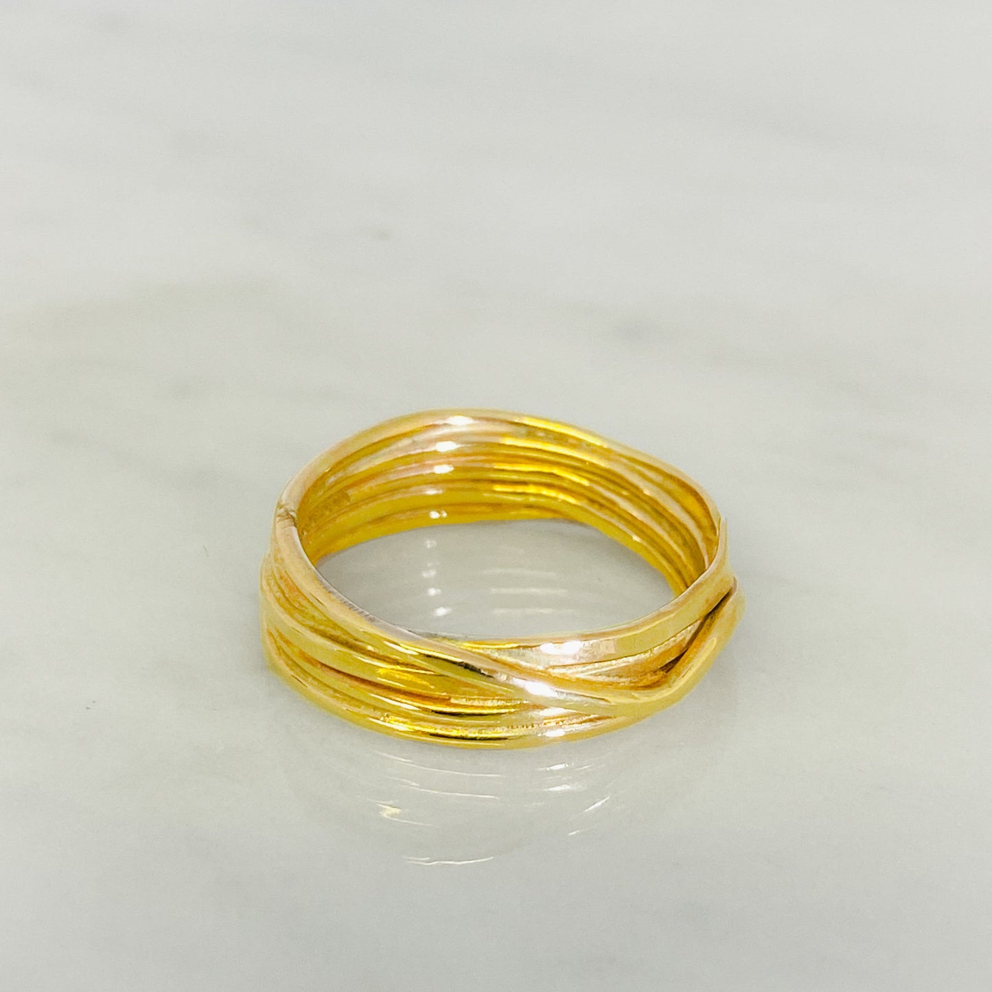 Gold Wrapped Wedding Ring