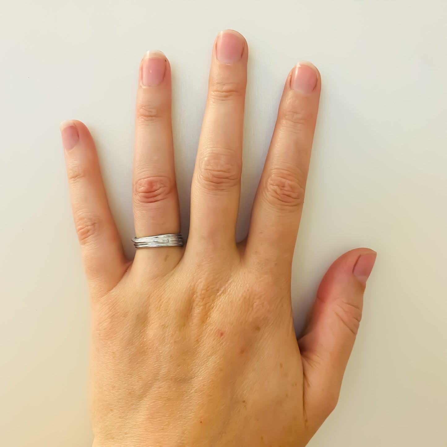 White Gold Wrapped Wedding Ring