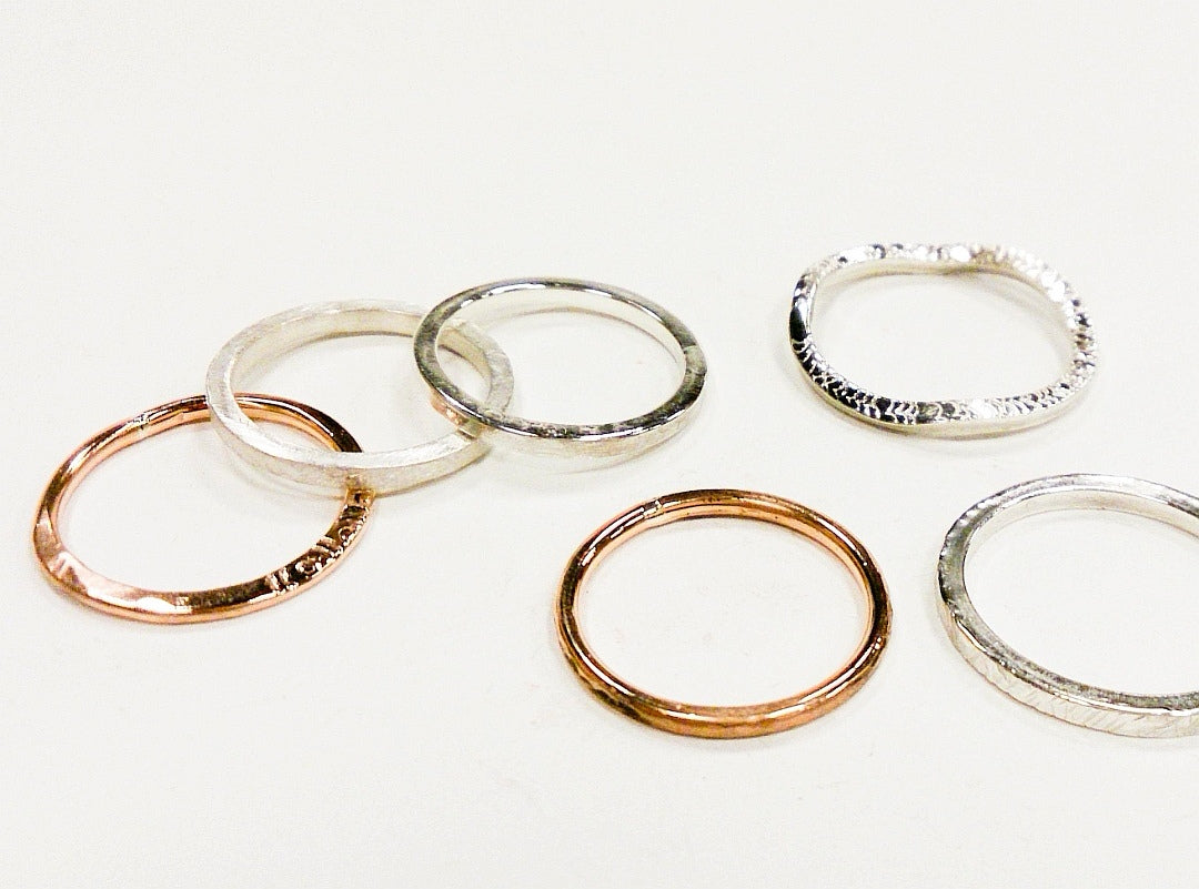 Create a Set of Silver Stacking Rings 27/09/2025