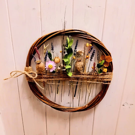 Spring Dried Flower Hoop - 18/4/2026